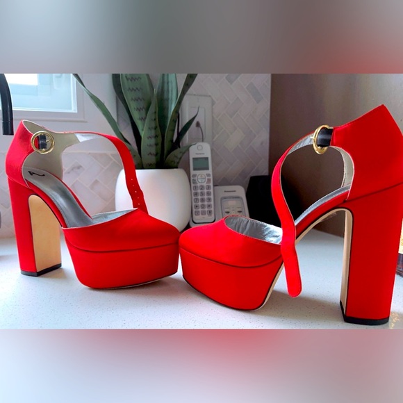 Alexachung block heels. size 39 made in Portugal - Picture 1 of 3